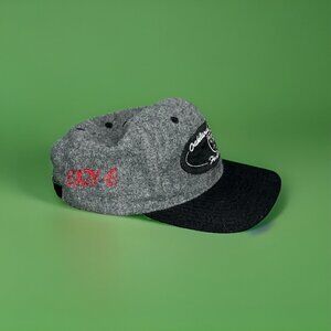 Vintage 1990s Oakland Raiders Eazy E Sports Specialties Wool Custom Hat